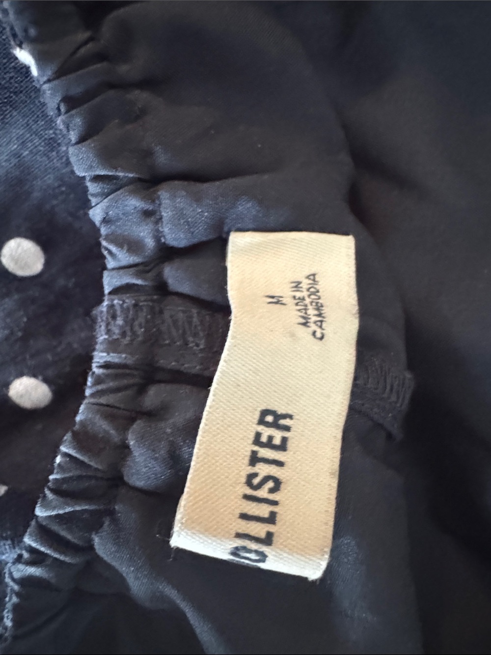 Hollister Navy Polka Dot Sundress - Picture 2 of 4